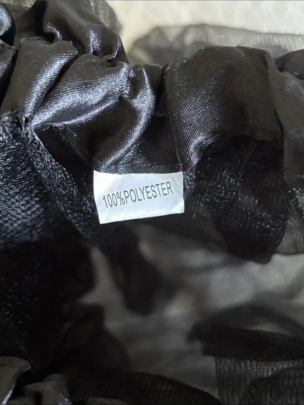Black Tulle Mini Skirt